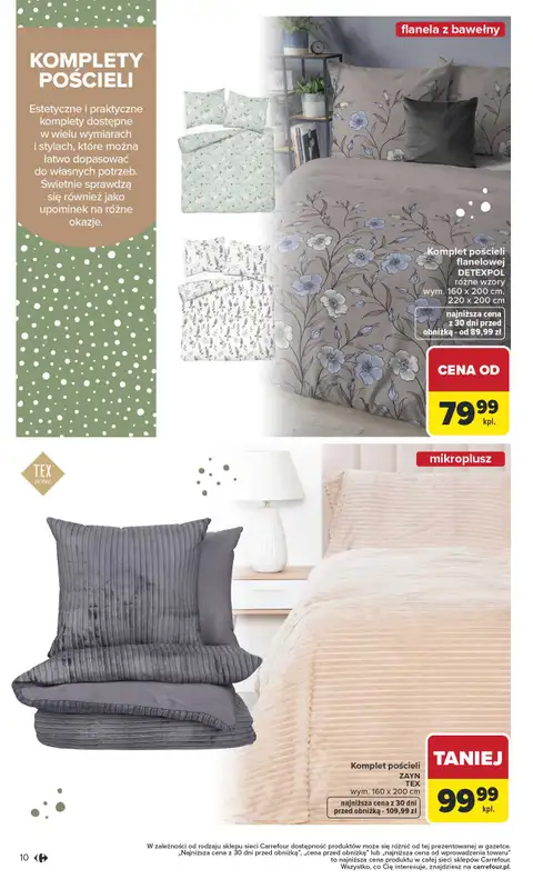 Carrefour - gazetka promocyjna Gazetka Dom dla Twojej wygody od poniedziałku 12.01 do soboty 31.01 - strona 10
