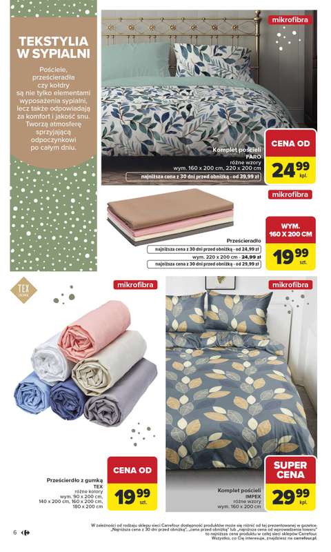 Carrefour - gazetka promocyjna Gazetka Dom dla Twojej wygody od poniedziałku 12.01 do soboty 31.01 - strona 6