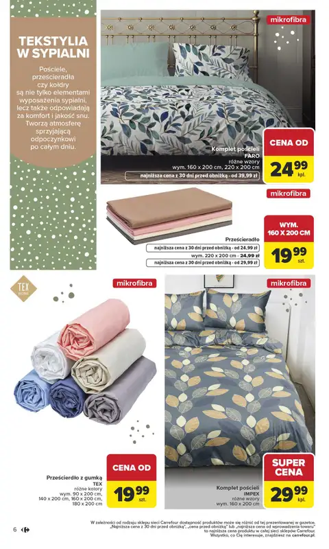 Carrefour - gazetka promocyjna Gazetka Dom dla Twojej wygody od poniedziałku 12.01 do soboty 31.01 - strona 6