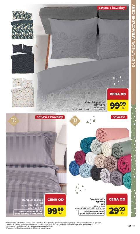 Carrefour - gazetka promocyjna Gazetka Dom dla Twojej wygody od poniedziałku 12.01 do soboty 31.01 - strona 13