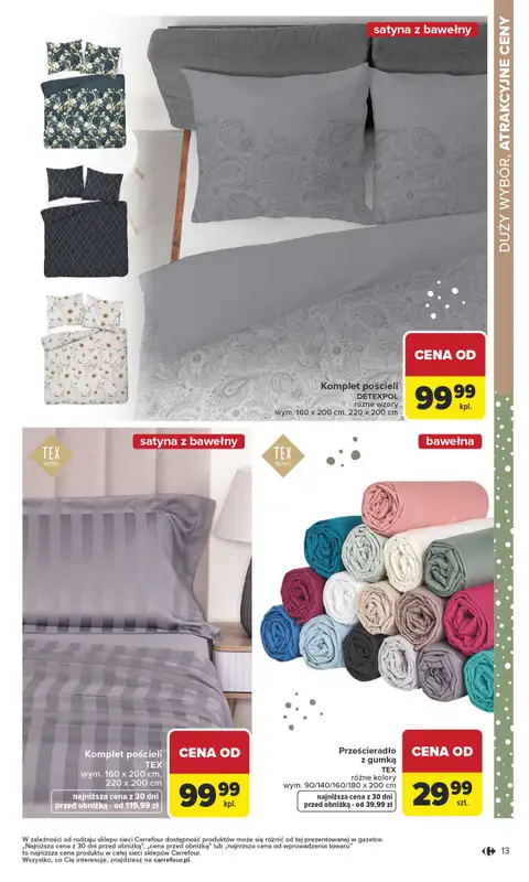 Carrefour - gazetka promocyjna Gazetka Dom dla Twojej wygody od poniedziałku 12.01 do soboty 31.01 - strona 13