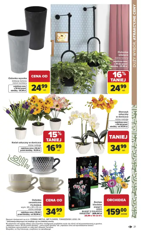Carrefour - gazetka promocyjna Gazetka Dom dla Twojej wygody od poniedziałku 12.01 do soboty 31.01 - strona 21