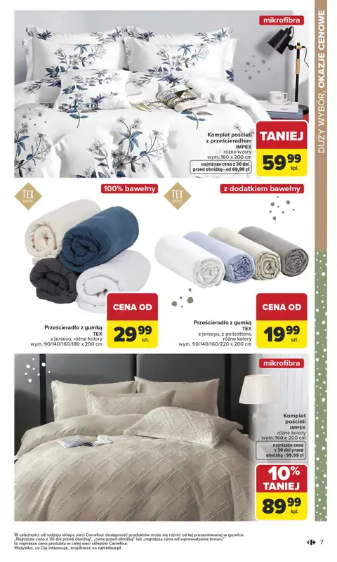 Carrefour - gazetka promocyjna Gazetka Dom dla Twojej wygody od poniedziałku 12.01 do soboty 31.01 - strona 7