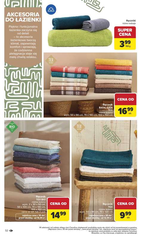 Carrefour - gazetka promocyjna Gazetka Dom dla Twojej wygody od poniedziałku 12.01 do soboty 31.01 - strona 32