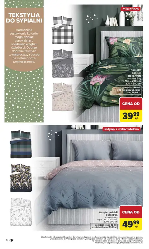 Carrefour - gazetka promocyjna Gazetka Dom dla Twojej wygody od poniedziałku 12.01 do soboty 31.01 - strona 8