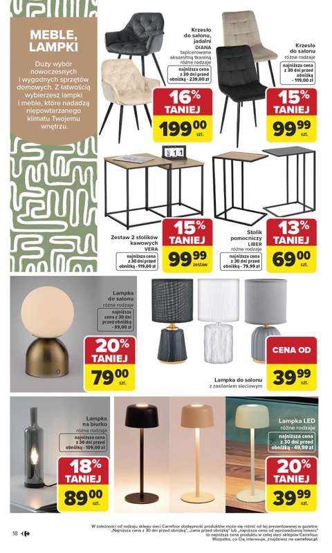 Carrefour - gazetka promocyjna Gazetka Dom dla Twojej wygody od poniedziałku 12.01 do soboty 31.01 - strona 18