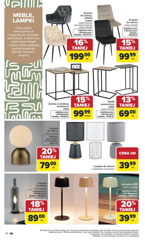 Carrefour - gazetka promocyjna Gazetka Dom dla Twojej wygody od poniedziałku 12.01 do soboty 31.01 - strona 18