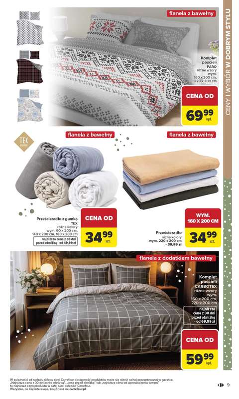 Carrefour - gazetka promocyjna Gazetka Dom dla Twojej wygody od poniedziałku 12.01 do soboty 31.01 - strona 9