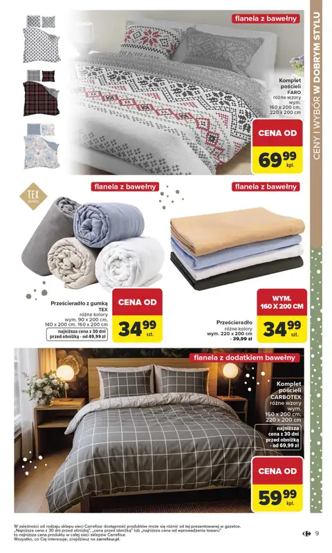 Carrefour - gazetka promocyjna Gazetka Dom dla Twojej wygody od poniedziałku 12.01 do soboty 31.01 - strona 9