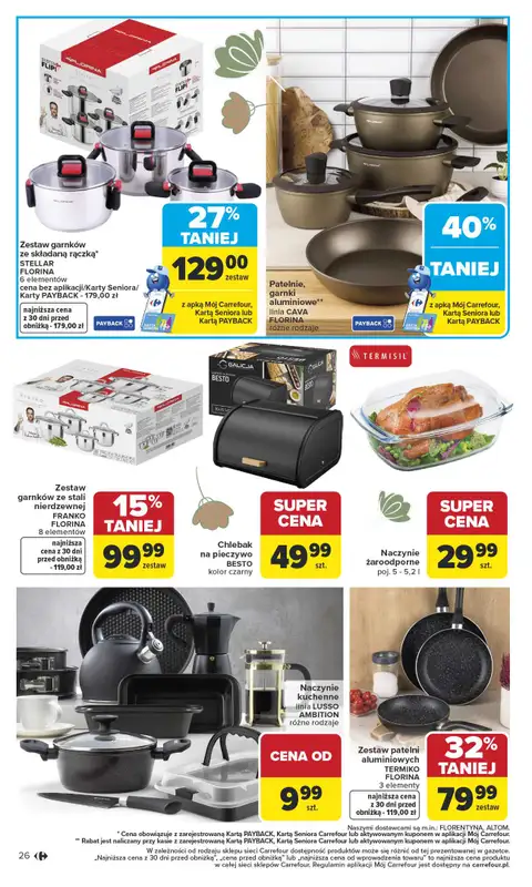 Carrefour - gazetka promocyjna Gazetka Dom dla Twojej wygody od poniedziałku 12.01 do soboty 31.01 - strona 26