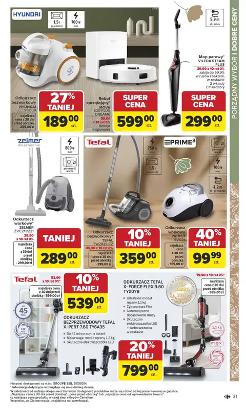 Carrefour - gazetka promocyjna Gazetka Dom dla Twojej wygody od poniedziałku 12.01 do soboty 31.01 - strona 31