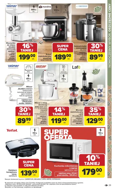 Carrefour - gazetka promocyjna Gazetka Dom dla Twojej wygody od poniedziałku 12.01 do soboty 31.01 - strona 29