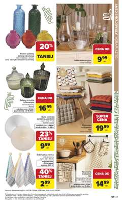 Carrefour - gazetka promocyjna Gazetka Dom dla Twojej wygody od poniedziałku 12.01 do soboty 31.01 - strona 23