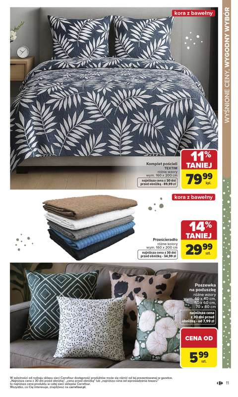 Carrefour - gazetka promocyjna Gazetka Dom dla Twojej wygody od poniedziałku 12.01 do soboty 31.01 - strona 11