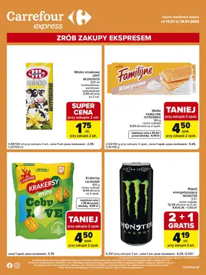 Carrefour Express - gazetka promocyjna Gazetka Express od wtorku 13.01 do poniedziałku 19.01 - strona 2