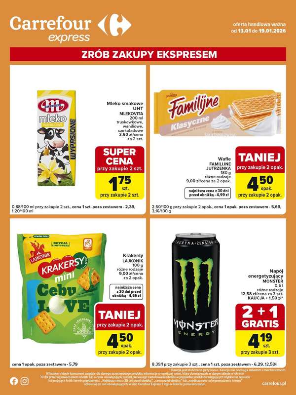 Carrefour Express - gazetka promocyjna Gazetka Express od wtorku 13.01 do poniedziałku 19.01 - strona 2