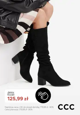CCC - gazetka promocyjna Kozaki damskie - PROMOCJE od poniedziałku 12.01  - strona 2