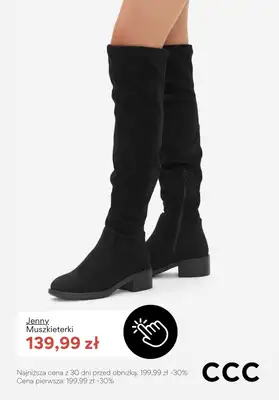 CCC - gazetka promocyjna Kozaki damskie - PROMOCJE od poniedziałku 12.01  - strona 4