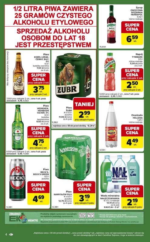 Carrefour Express - gazetka promocyjna Gazetka Express od wtorku 13.01 do poniedziałku 19.01 - strona 4