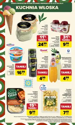 Carrefour - gazetka promocyjna Gazetka Kuchnia Włoska od poniedziałku 12.01 do niedzieli 25.01 - strona 12