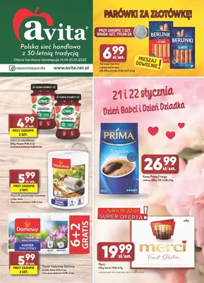 Avita - gazetka promocyjna Gazetka od środy 14.01 do wtorku 20.01