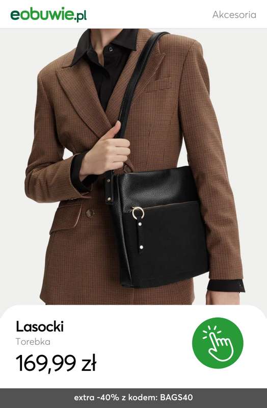 eobuwie.pl - gazetka promocyjna Extra -40% na wybrane torebki i plecaki, od 149 zł! od poniedziałku 12.01 do niedzieli 01.02 - strona 9