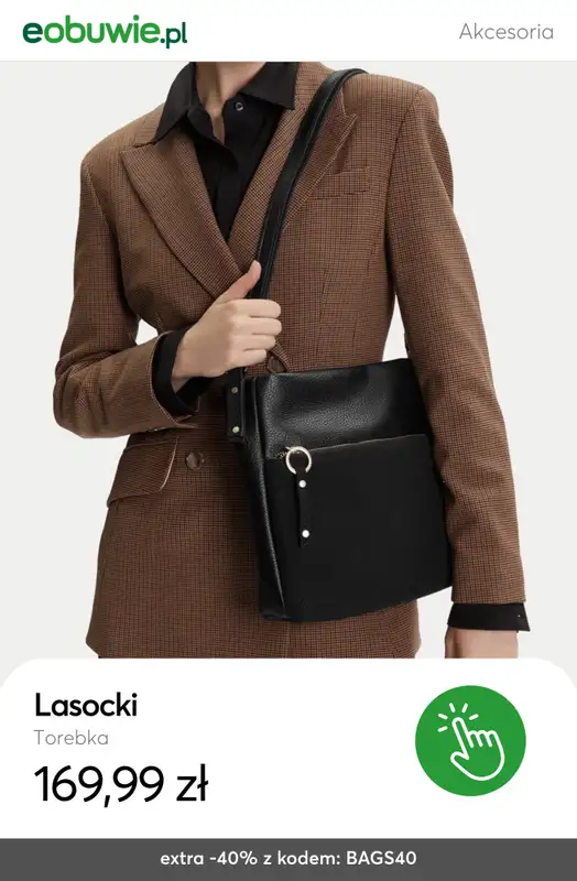 eobuwie.pl - gazetka promocyjna Extra -40% na wybrane torebki i plecaki, od 149 zł! od poniedziałku 12.01 do niedzieli 01.02 - strona 9