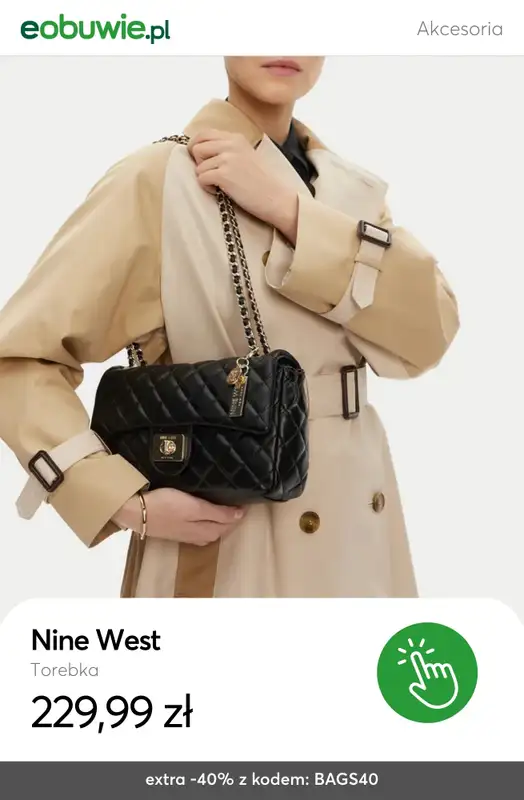 eobuwie.pl - gazetka promocyjna Extra -40% na wybrane torebki i plecaki, od 149 zł! od poniedziałku 12.01 do niedzieli 01.02 - strona 5