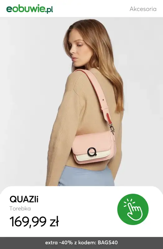 eobuwie.pl - gazetka promocyjna Extra -40% na wybrane torebki i plecaki, od 149 zł! od poniedziałku 12.01 do niedzieli 01.02 - strona 8