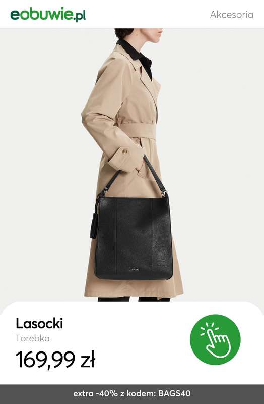 eobuwie.pl - gazetka promocyjna Extra -40% na wybrane torebki i plecaki, od 149 zł! od poniedziałku 12.01 do niedzieli 01.02 - strona 12