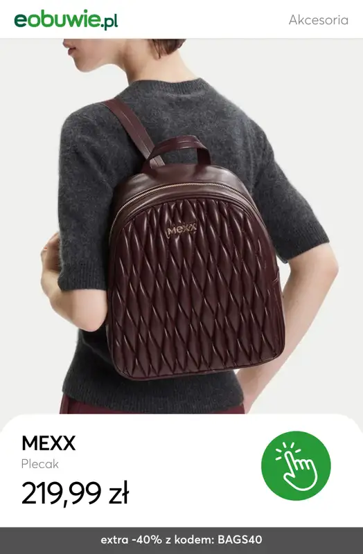 eobuwie.pl - gazetka promocyjna Extra -40% na wybrane torebki i plecaki, od 149 zł! od poniedziałku 12.01 do niedzieli 01.02 - strona 11