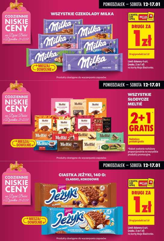 Biedronka - gazetka promocyjna Biedronkowe oszczędności od poniedziałku 12.01 do środy 14.01 - strona 5