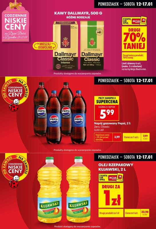 Biedronka - gazetka promocyjna Biedronkowe oszczędności od poniedziałku 12.01 do środy 14.01 - strona 6