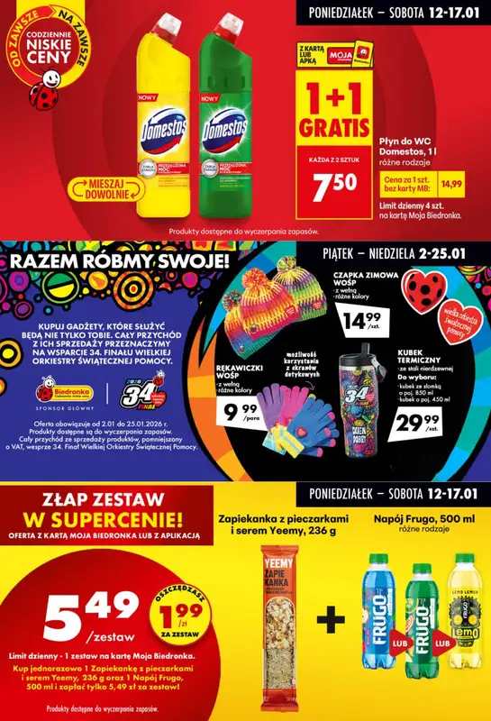 Biedronka - gazetka promocyjna Biedronkowe oszczędności od poniedziałku 12.01 do środy 14.01 - strona 8