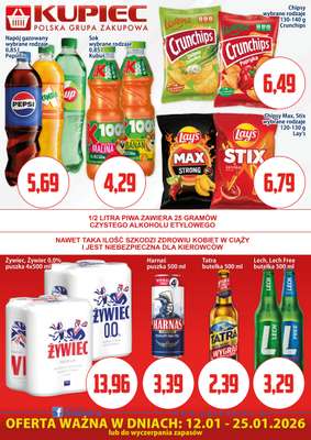 Kupiec - gazetka promocyjna Oferta plakatowa od poniedziałku 12.01 do niedzieli 25.01 - strona 2