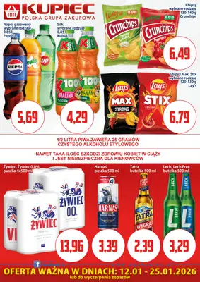 Kupiec - gazetka promocyjna Oferta plakatowa od poniedziałku 12.01 do niedzieli 25.01 - strona 2