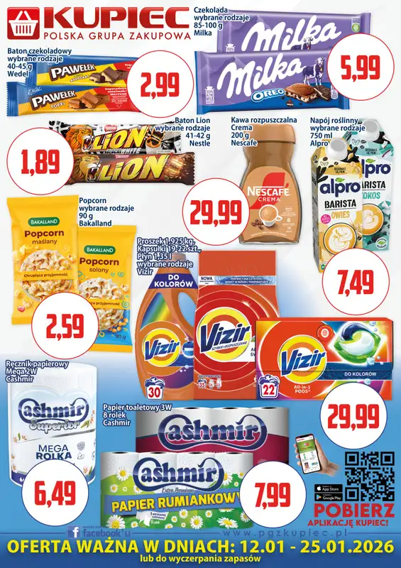 Kupiec - gazetka promocyjna Oferta plakatowa od poniedziałku 12.01 do niedzieli 25.01 - strona 4