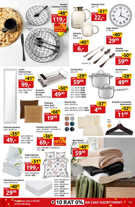 Black Red White - gazetka promocyjna Nowy rok - Nowe wnętrze do -55% od poniedziałku 12.01 do poniedziałku 26.01 - strona 13