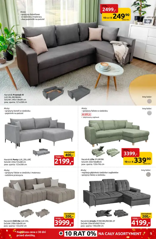 Black Red White - gazetka promocyjna Nowy rok - Nowe wnętrze do -55% od poniedziałku 12.01 do poniedziałku 26.01 - strona 9