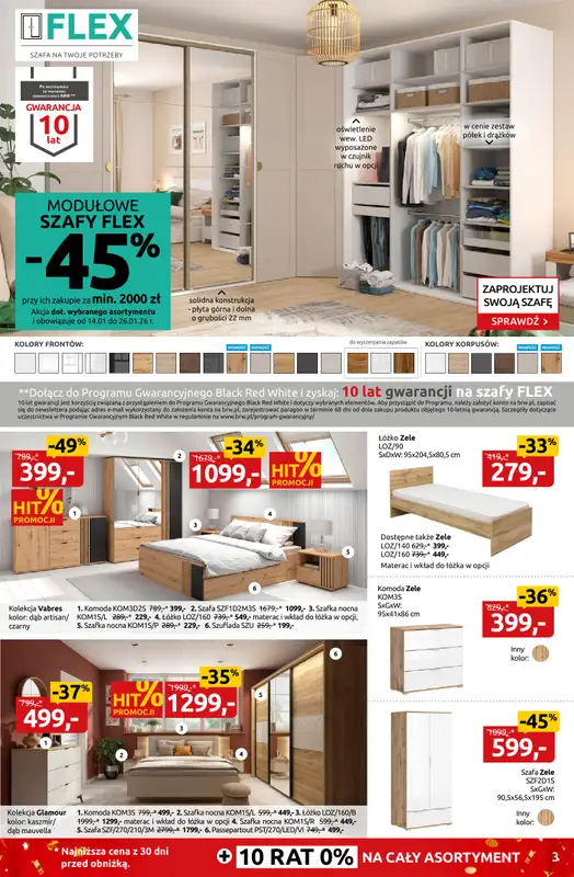 Black Red White - gazetka promocyjna Nowy rok - Nowe wnętrze do -55% od poniedziałku 12.01 do poniedziałku 26.01 - strona 3