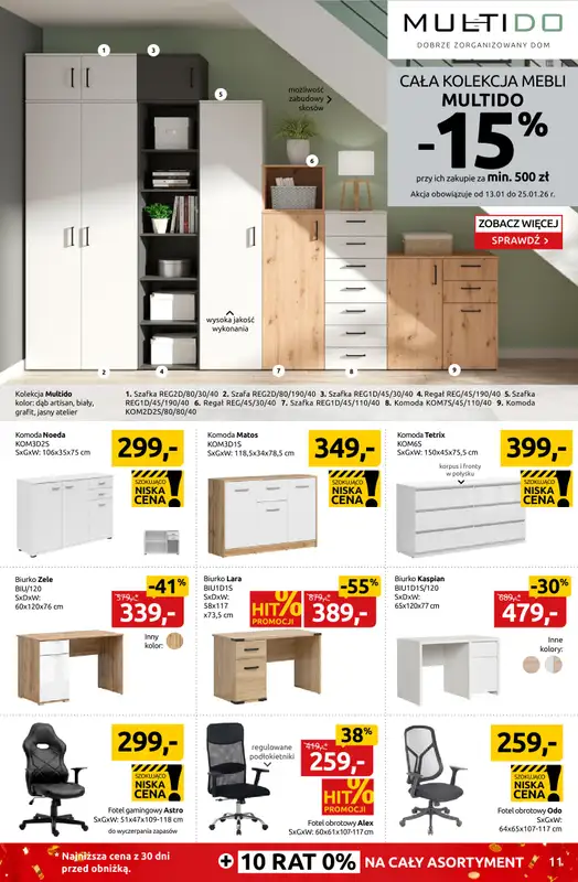 Black Red White - gazetka promocyjna Nowy rok - Nowe wnętrze do -55% od poniedziałku 12.01 do poniedziałku 26.01 - strona 11