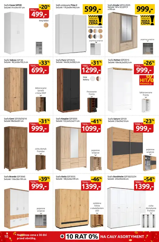Black Red White - gazetka promocyjna Nowy rok - Nowe wnętrze do -55% od poniedziałku 12.01 do poniedziałku 26.01 - strona 10