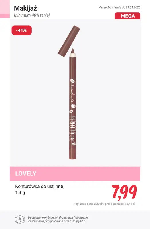 Rossmann - gazetka promocyjna Minimum 40% TANIEJ od poniedziałku 12.01 do środy 21.01 - strona 7
