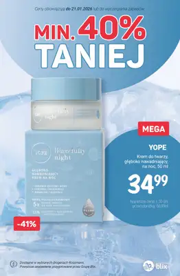 Rossmann - gazetka promocyjna Minimum 40% TANIEJ od poniedziałku 12.01 do środy 21.01