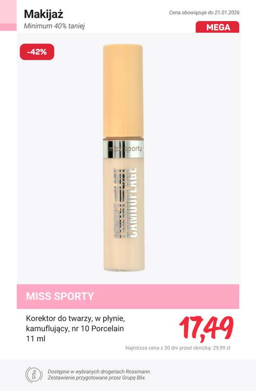 Rossmann - gazetka promocyjna Minimum 40% TANIEJ od poniedziałku 12.01 do środy 21.01 - strona 8