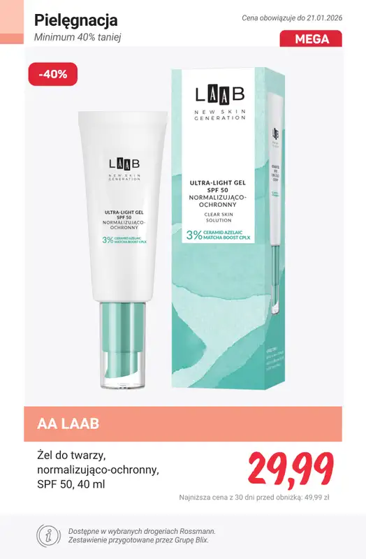 Rossmann - gazetka promocyjna Minimum 40% TANIEJ od poniedziałku 12.01 do środy 21.01 - strona 3