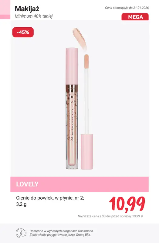 Rossmann - gazetka promocyjna Minimum 40% TANIEJ od poniedziałku 12.01 do środy 21.01 - strona 10