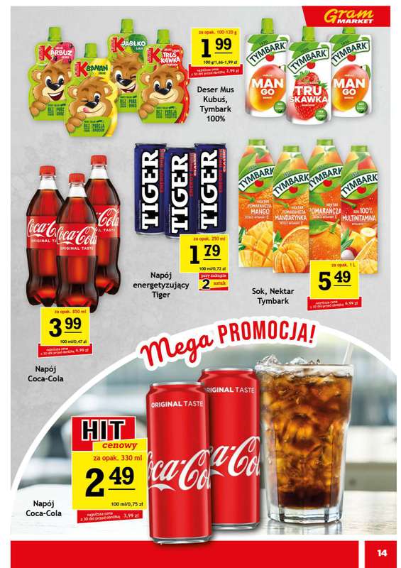 Gram Market - gazetka promocyjna Gazetka od środy 14.01 do wtorku 20.01 - strona 14
