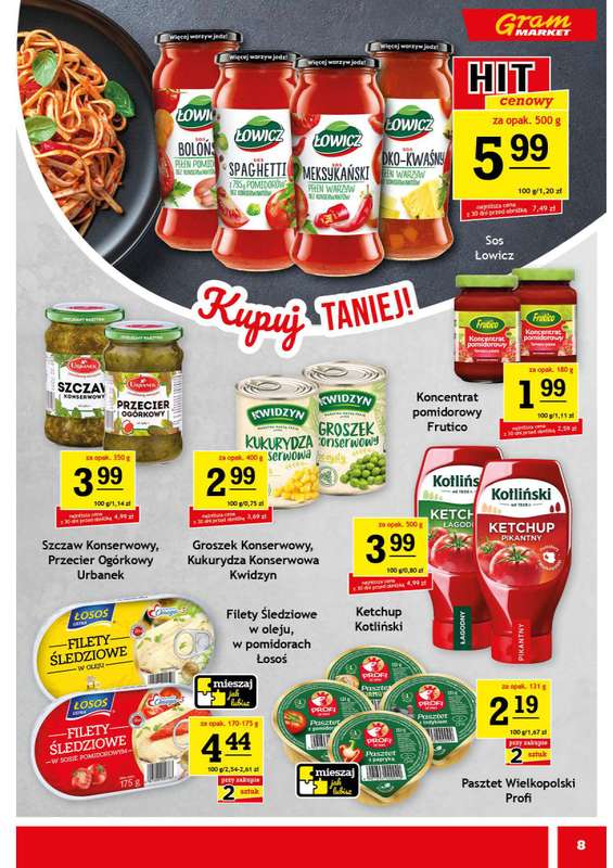 Gram Market - gazetka promocyjna Gazetka od środy 14.01 do wtorku 20.01 - strona 8