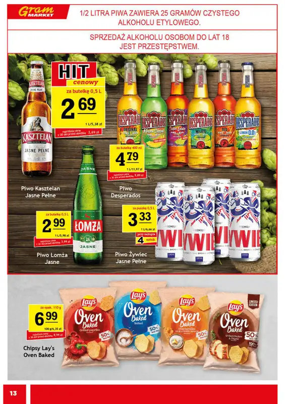Gram Market - gazetka promocyjna Gazetka od środy 14.01 do wtorku 20.01 - strona 13